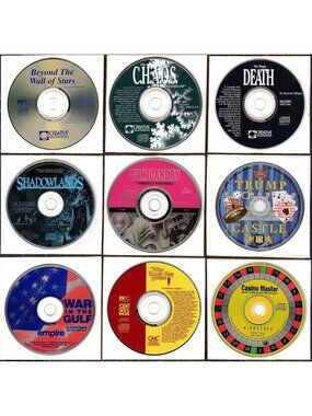 Vintage Games Lot #01 for DOS/Win 3.1 1992-1993
